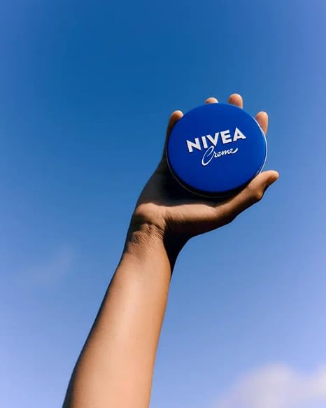 NIVEA Creme Body, Face & Hand Moisturizing Cream, German Formula Rich All-Purpose Body Moisturizer with Provitamin B5 for Dry to Very Dry Skin Care, Classic 8.4 oz Tin, Set of 3