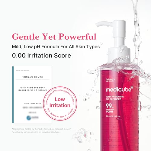 PDRN Cleanse and Prep Duo: Salmon DNA PDRN Pink Peptide Serum and PDRN Jelly to Foam Cleanser | Pink Duo for Cleansing and Glass Glow Skin | Korean Skin Care