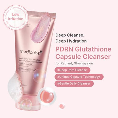 medicube Tone Correcting Cleanser Duo - PDRN & Kojic Acid Capsule Foam