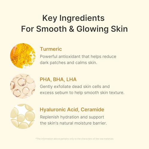 medicube Body Smoothing & Clarifying Duo: Turmeric Body Peel Shot & Kojic Acid Toner Pads | Gentle Body Exfoliation & Texture Care