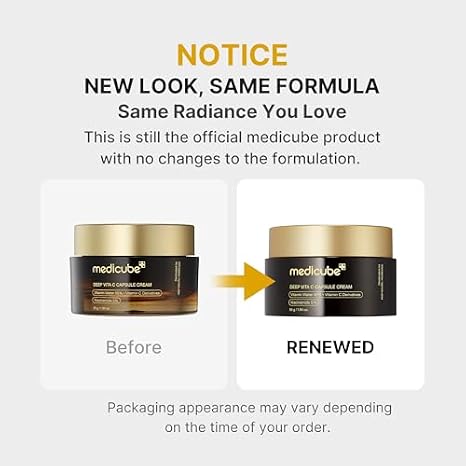 medicube Glow Boosting Duo - Deep Vitamin C Toner Pad and Capsule Cream