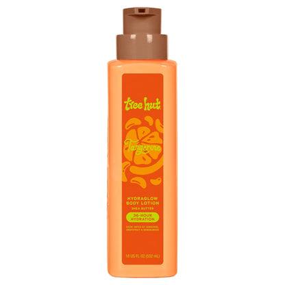 Tree Hut Hydraglow Body Lotion Tangerine, Bright Citrus Scent, Hydrating & Moisturizing Daily Lotion for Silky Soft, Glowing Skin, Lightweight Formula, 18 fl oz