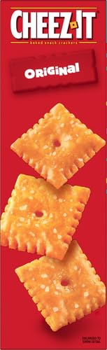Cheez-It Cheese Crackers, Baked Snack Crackers, Lunch Snacks, Party Size, Original, 25 Ounce (Pack of 2)