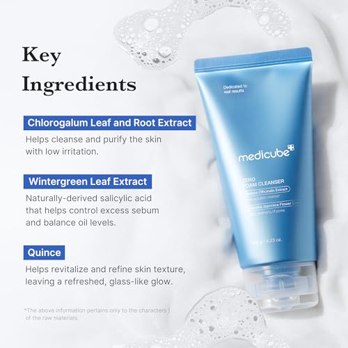 medicube Double Cleansing Duo - Zero Pore Cleansing Oil, Zero Foam Cleanser