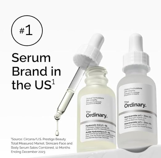 The Ordinary Multi-Peptide + Copper Peptides 1%, GHK-Cu Anti-Aging Serum for Fine Lines and Skin Elasticity