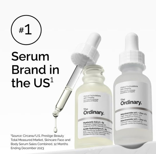 The Ordinary Multi-Peptide + Hyaluronic Acid, Anti-Aging Peptide Serum for Crow’s Feet, Elasticity & Firmness, 1 Fl Oz