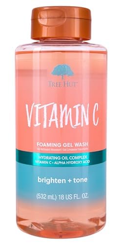 Tree Hut Vitamin C Wash, Gently Cleanses and Leaves Skin Looking Fresh and Radiant, Body Wash, 18 Fl Oz