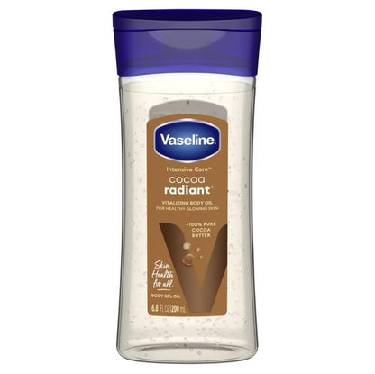 Vaseline Intensive Care Gel Cocoa Radiant Oil 6.8 Ounce (201ml)
