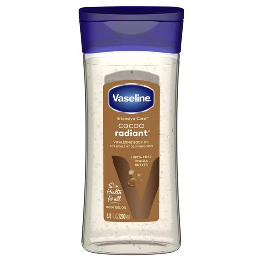 Vaseline Intensive Care Gel Cocoa Radiant Oil 6.8 Ounce (201ml)