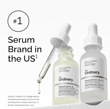 The Ordinary 100% Organic Cold-Pressed Rose Hip Seed Oil, Addresses Signs of Aging by Improving the Appearance of Uneven Skin Tone, Supporting Skin Elasticity, 1 Fl Oz