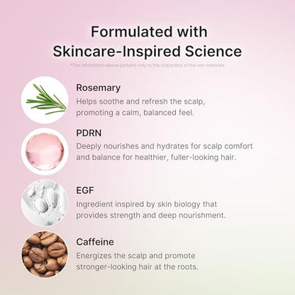 medicube Scalp Nourishment & Strengthening Duo: Deoxyribose Cooling Serum & Rosemary PDRN Nourishing Serum, Korean Hair Care