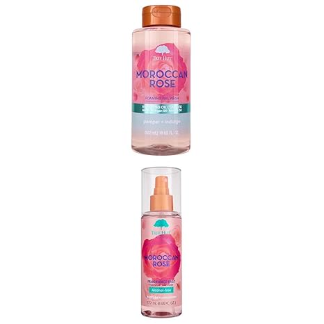 Tree Hut Moroccan Rose Gel Wash & Fragrance Mist Bundle