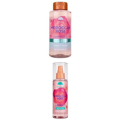 Tree Hut Moroccan Rose Gel Wash & Fragrance Mist Bundle