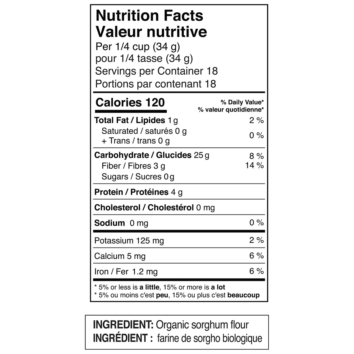 Namaste Foods, Gluten Free, Organic, Sorghum Flour, 22oz Bag