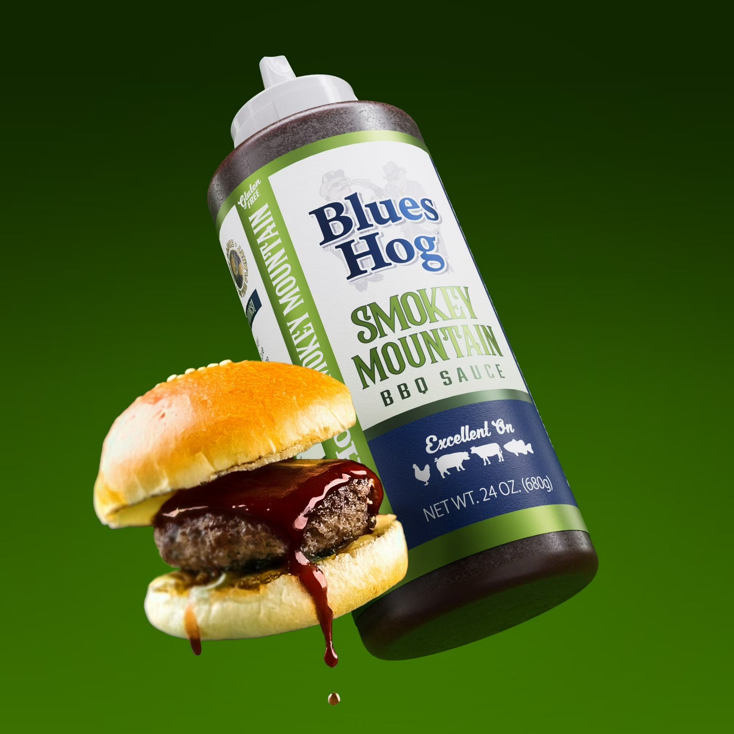 Blues Hog Smokey Mountain BBQ Sauce, Gluten-Free, 24 oz