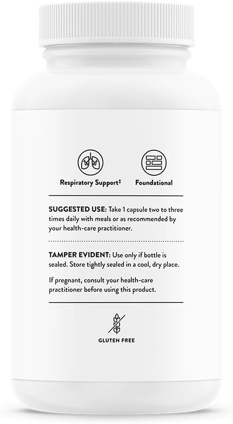 THORNE - Immune Support Duo - Quercetin Phytosome & NAC for Balanced Immune and Respiratory Wellness - 30 Servings