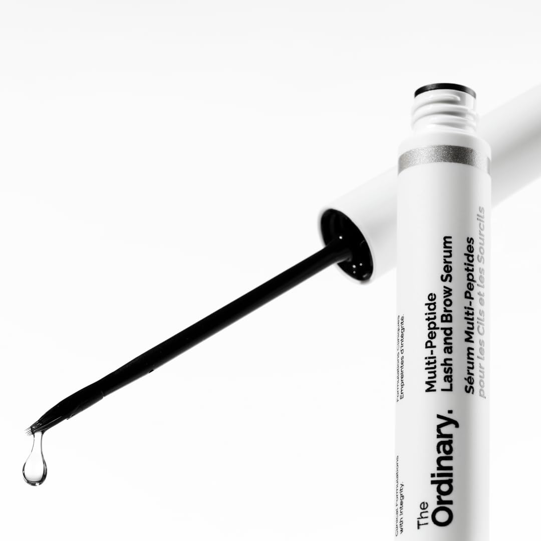 The Ordinary Multi-Peptide Lash and Brow Serum, Peptide-Powered Formula for Thicker, Fuller Looking Lashes & Brows (Pack of 2)