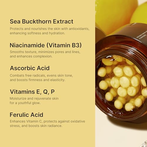 medicube Retinol & Vitamin C Radiance Duo: Retinol Boosting Serum and Deep Vita Capsule Cream | Peptides, Vitamin C Capsules for Fimer-Looking Skin, Radiance and Dull Skin | Korean Skincare