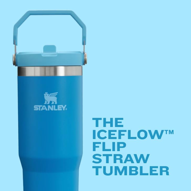 STANLEY IceFlow 2.0 Flip Straw Tumbler, Rose Quartz, 40 Ounces (Pack of 12)