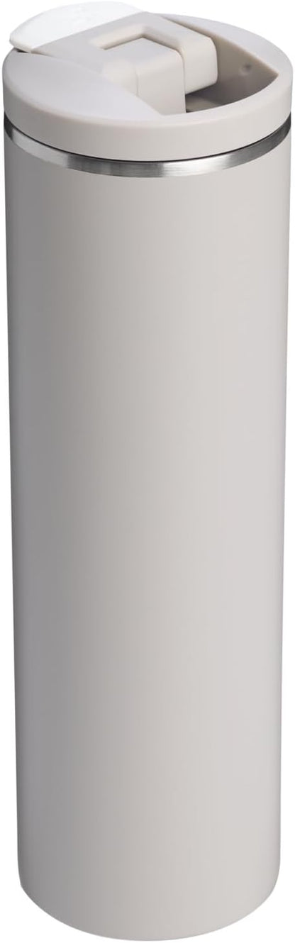 STANLEY Transit FlipTop Mug | Leakproof Coffee Travel Cup | Vacuum Insulated Stainless Steel | Stays Hot or Cold for Hours | BPA-Free | 20 oz | Ash
