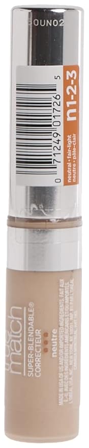 L'Oreal Paris True Match Super-blendable Concealer, Fair/Light Neutral, 0.17 Fl Oz.