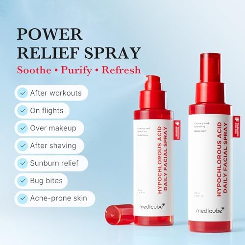 medicube Swipe & Spray Red Duo - Red Succinic Pad & Power Soothing Spray
