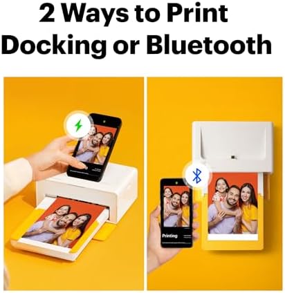 KODAK Dock Plus 4x6 Photo Printer, Smartphone Docking, 4PASS, 130 Sheets