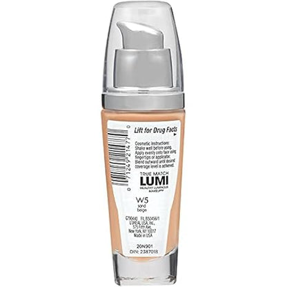 L'Oreal Paris True Match Lumi Healthy Luminous Makeup, W5 Sand Beige, 1 fl; oz.