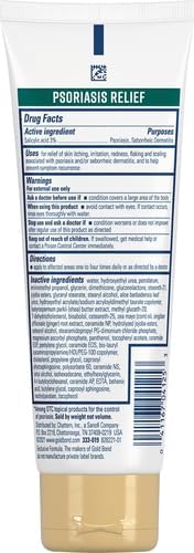 Gold Bond Multi-Symptom Psoriasis Relief Cream, 4 oz., for Itchy, Irritated & Scaling Skin (Pack of 2)