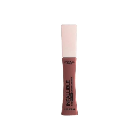 L’Oréal Paris Makeup Infallible Pro Matte Les Macarons Scented Matte Liquid Lipstick, Highly Pigmented, Longwear, Waterproof and Smudge Proof, Mon Caramel, 0.21 fl; oz.