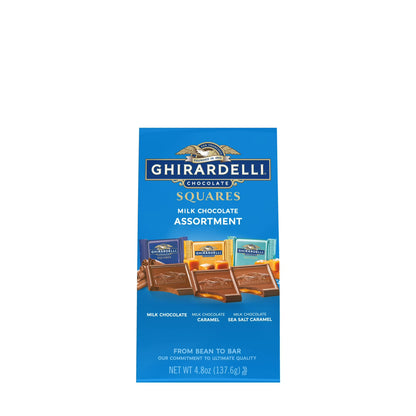 GHIRARDELLI Milk Chocolate Candy SQUARES Assortment, 4.8 oz Bag