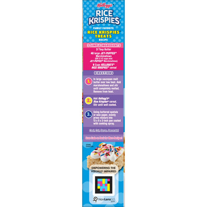 (8 pack) Kellogg's Rice Krispies Original Breakfast Cereal, 8 Vitamins and Minerals, 9 oz