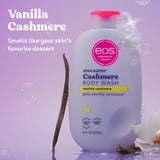 (4 pack) eos Shea Better Vanilla Cashmere Body Wash - Vanilla Cashmere, Creamy Gel Formula, Hyrdration for Dry Skin, 16 fl oz