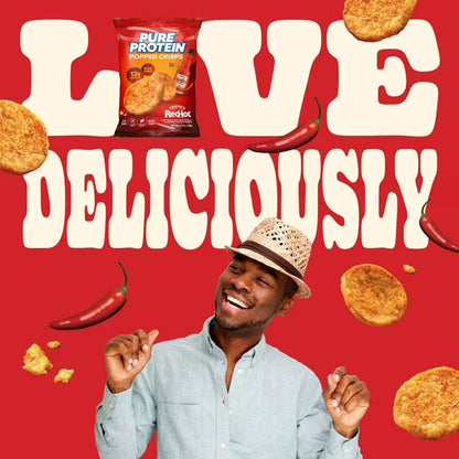 Pure Protein, Frank’s RedHot Popped Crisps, 12g Protein, 1.27 oz