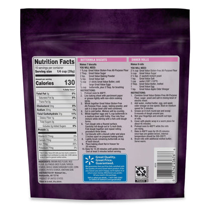 Great Value Gluten Free All-Purpose Flour, 22 oz