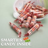 Jumbo Stitch Egg with 18 Smarties Rolls Inside, Easter Basket Stuffer, 2.86 Ounces