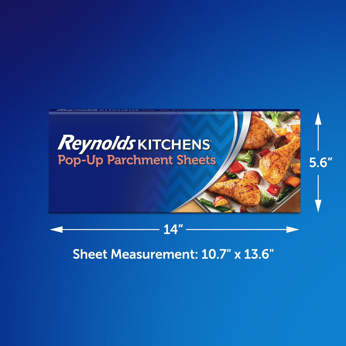 Reynolds Kitchens Pop-Up Parchment Paper Sheets, 10.75 in x 13.75 in, 35 Sheets