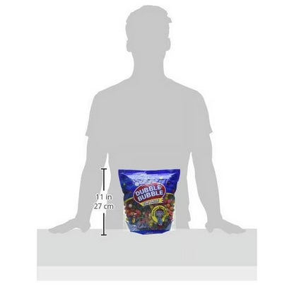 Dubble Bubble, Assorted Fruit Flavored Gum Balls, 53 oz. Peanut Free, Gluten Free. Milk and Soy May Be Present.