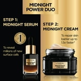 L'Oreal Paris Age Perfect Cell Renewal Duo Pack, Anti-Aging, Anti-Wrinkle Night Moisturizer & Serum with Antioxidant Recovery Complex and Vitamin E, 1.7 oz, 0.5 fl. oz.