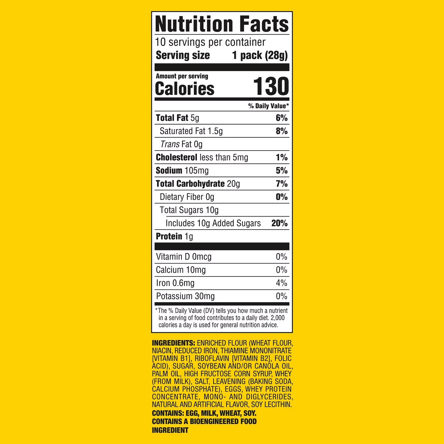 NILLA Wafers Mini Vanilla Wafer Cookies, 10 Snack Packs