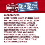 (2 pack) Campbell’s Chunky Soup, Ready to Serve Split Pea Soup with Ham, 19 oz Can