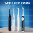 Oral-B Toothbrush, iO Series 2 Rechargeable Electric Toothbrush for Adults & Kids 3+, Forest Green, 1 Gentle Care Brush Head