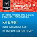 Member's Mark Omega 3-6-9 with Sustainably Sourced Tuna Oil Softgels, 300 ct.