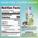 Amos Lollipops Candy Music Lollipop, Natural Grape Flavor Fat-Free Audio Lollipops