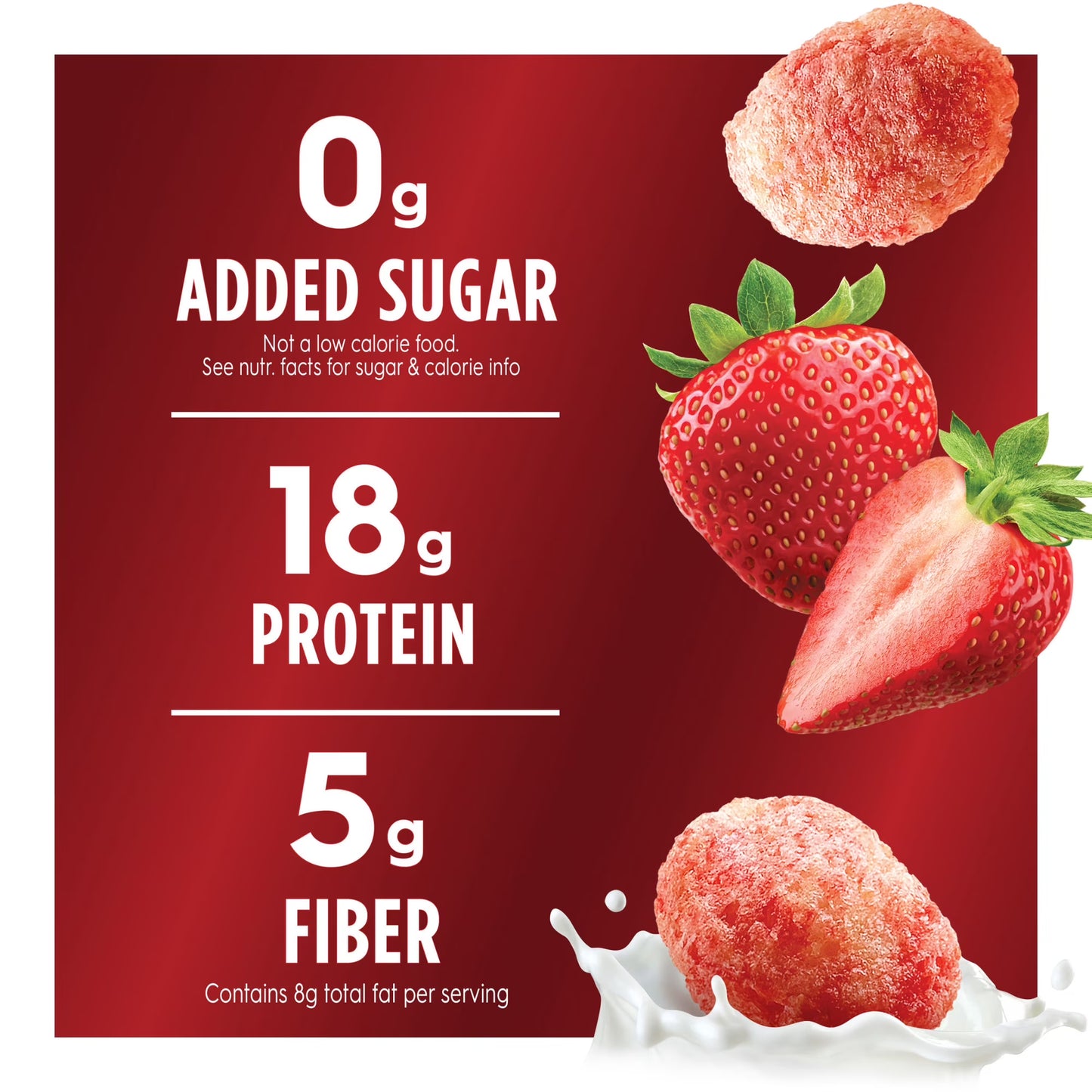 Kellogg's Special K Plus Strawberry Creme High Protein Zero Added Sugar Cereal Box, 8.1 oz
