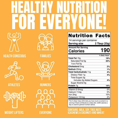 Fit Butters Chocolate Chip Cookie Dough Cashew Butter, 16 oz