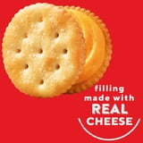 (3 pack) RITZ Cheese Sandwich Crackers, Lunch Snacks, 8 Snack Packs (6 Cracker Sandwiches Per Pack)