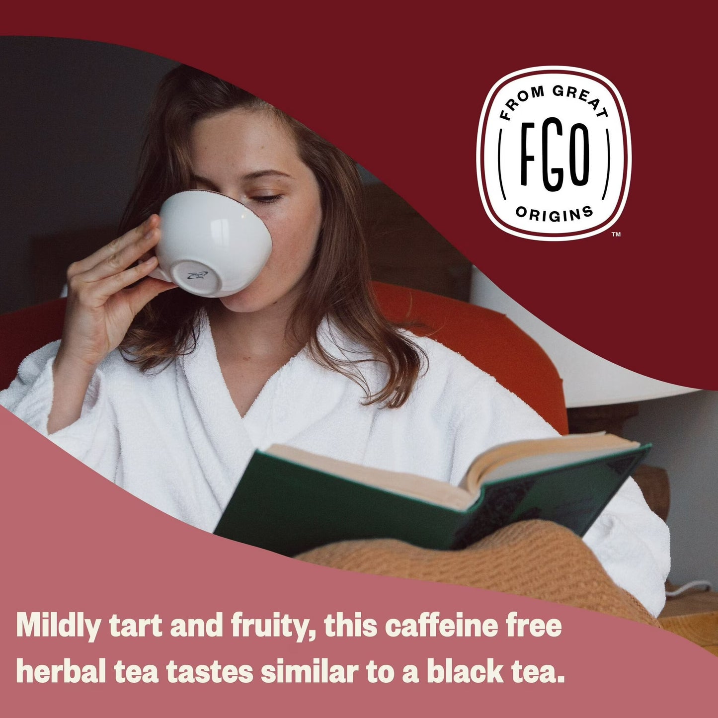 FGO Raspberry Leaf Tea, Organic, Eco-Conscious Tea Bags (100 Count)