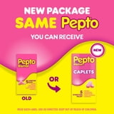 Pepto Bismol Caplets, Upset Stomach Relief, Stomach Relief, Anti-Diarrheal, 40 Count