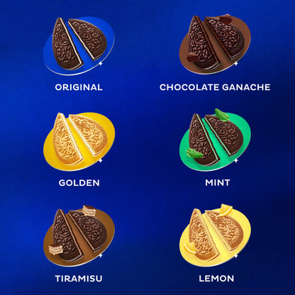 OREO Thins Chocolate Ganache Creme Chocolate Sandwich Cookies, Family Size, 12.33 oz